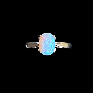 9ct gold opal ring